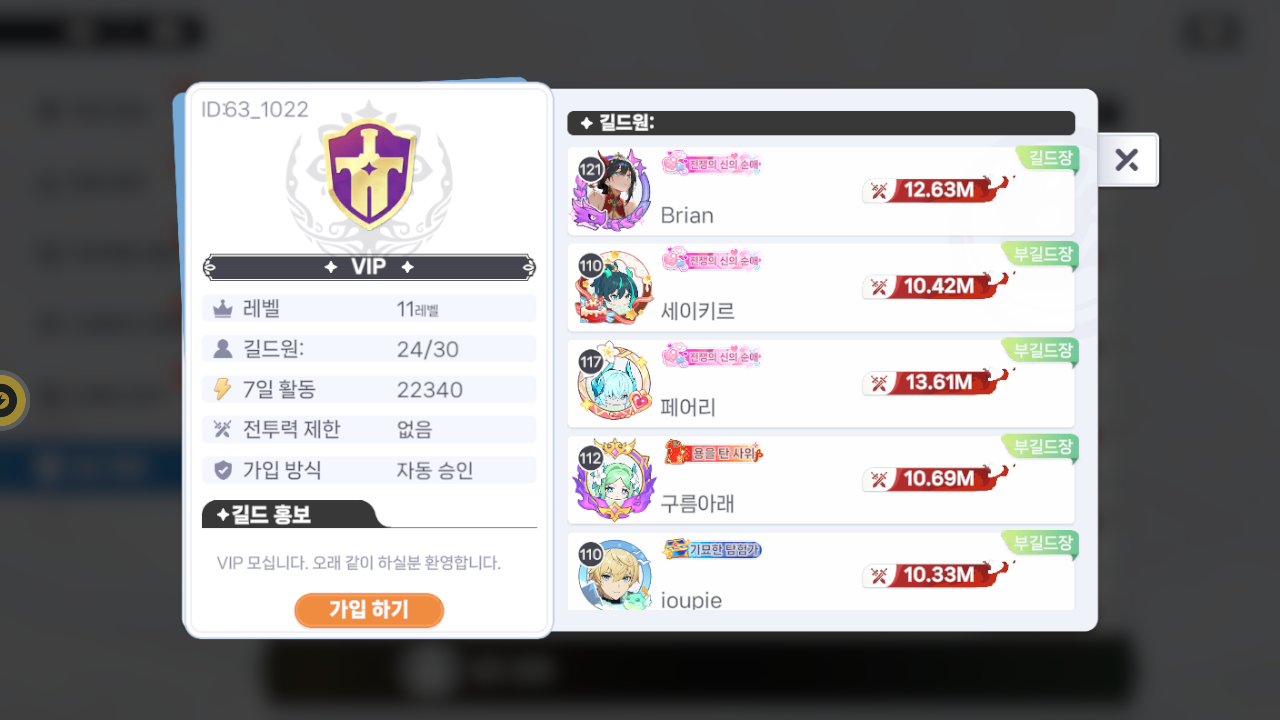 VIP 길드